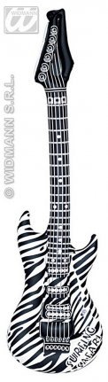 Kytara nafukovací 107cm - zebra