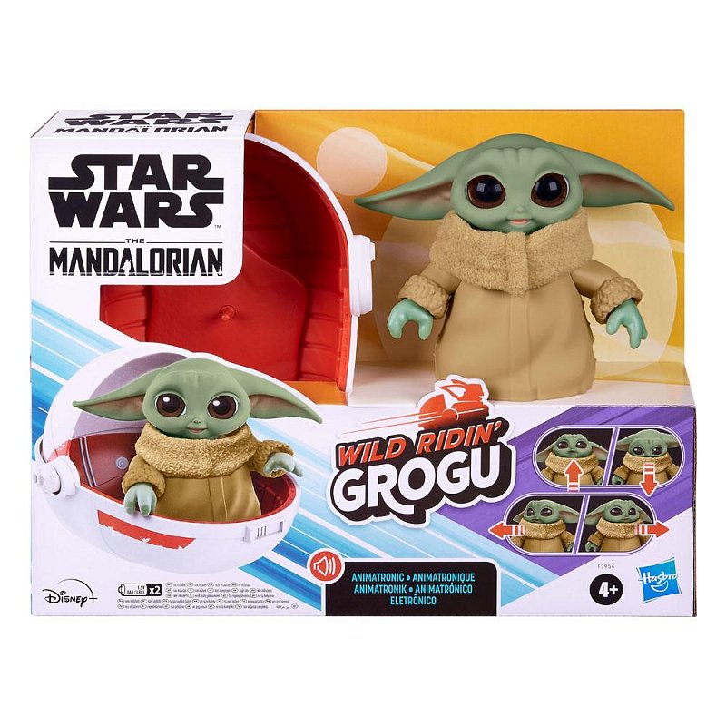 Star Wars Mandalorian - interaktivní figurka Divoký Ridin' Grogu