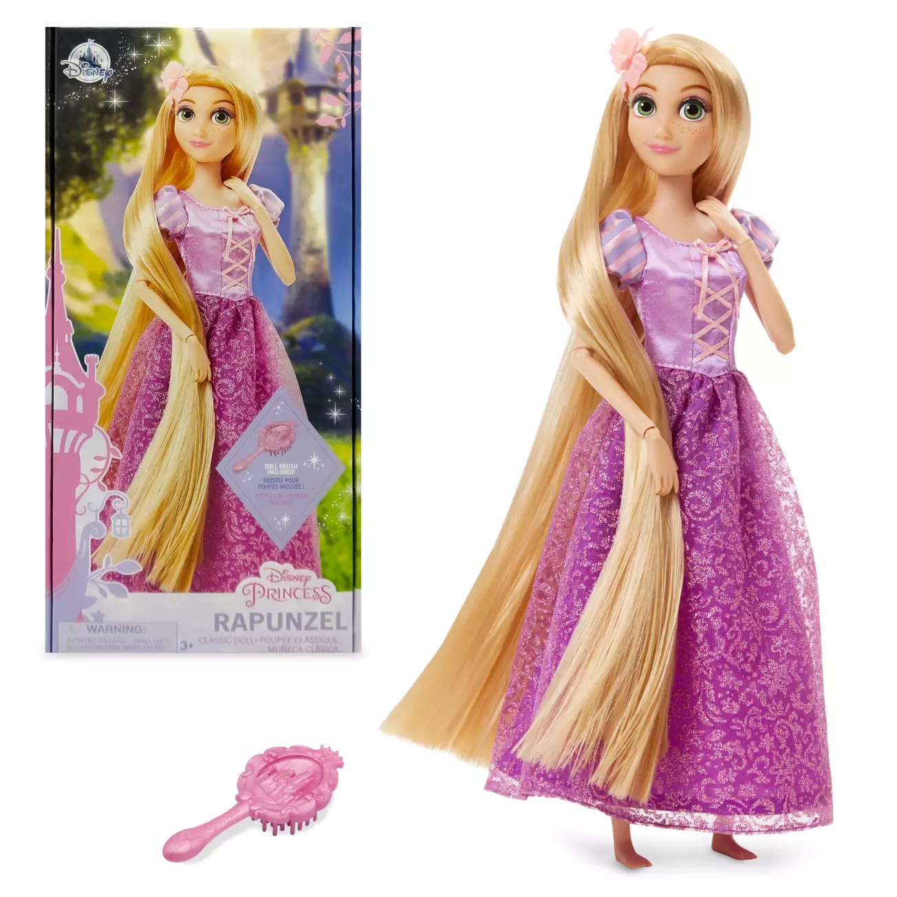 Disney panenka Locika - Rapunzel s hřebenem