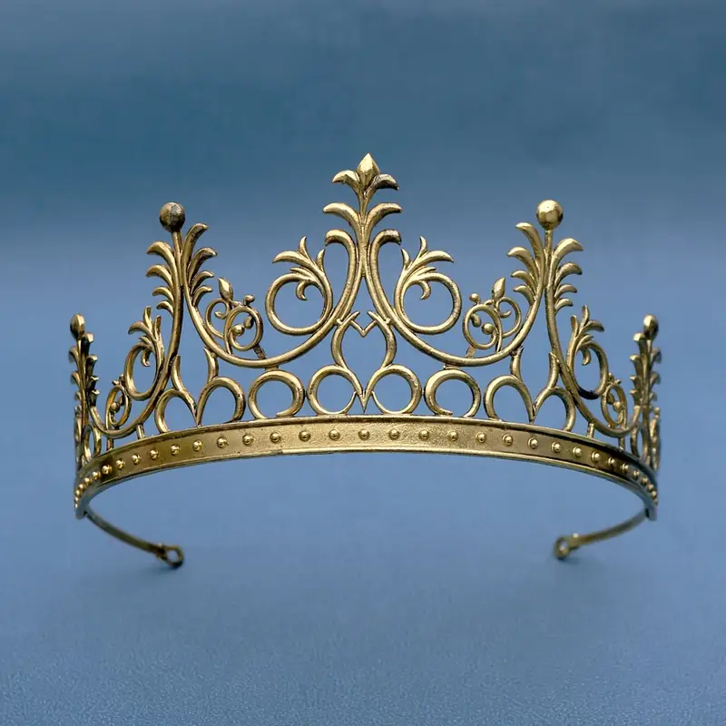 Elegantní Vintage královská koruna - Královská Tiara