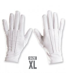 Rukavice pánské bílé XL