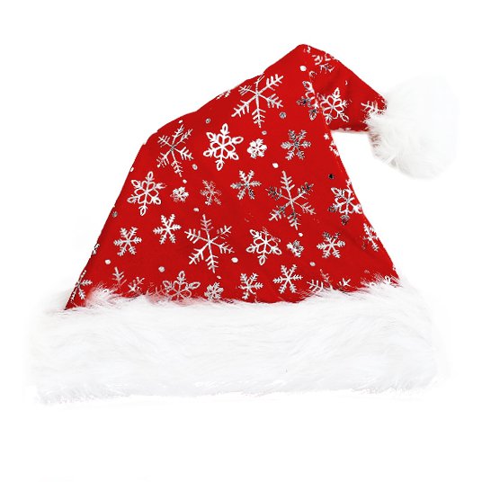 Santa - vánoční čepička - sněhová vločka