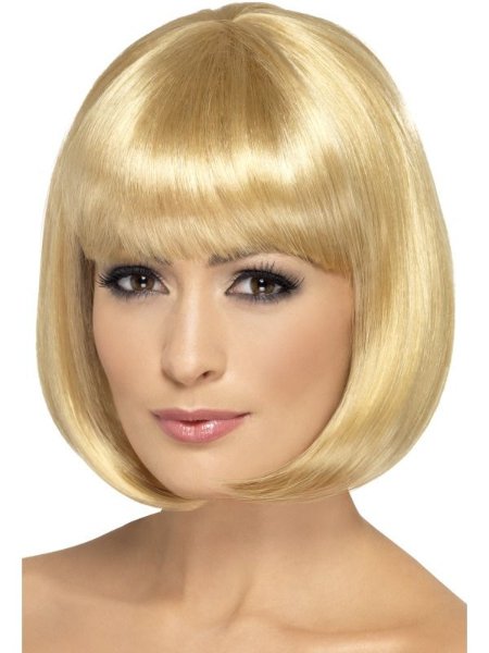 Paruka párty mikádo tmavá blond