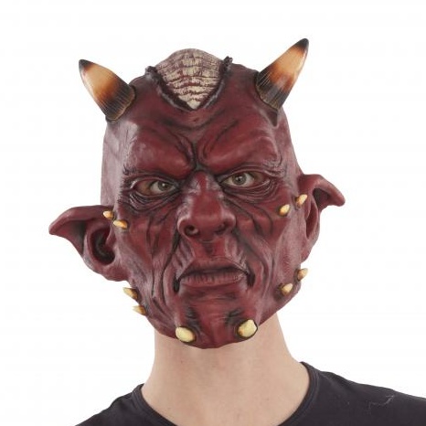 Maska čert - Ďábel rohatý