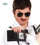 Policejní průkazka s odznakem policie