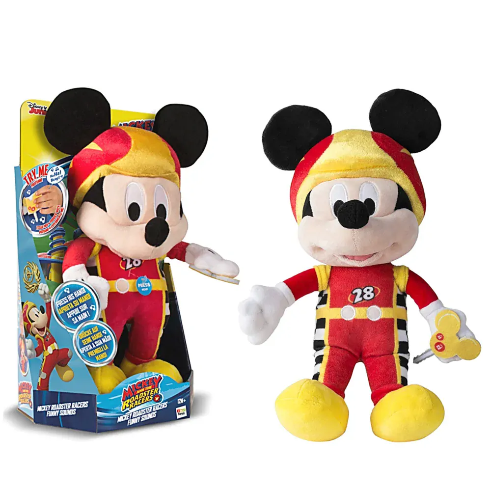 Disney interaktivní plyšák Mickey Závodník 33cm