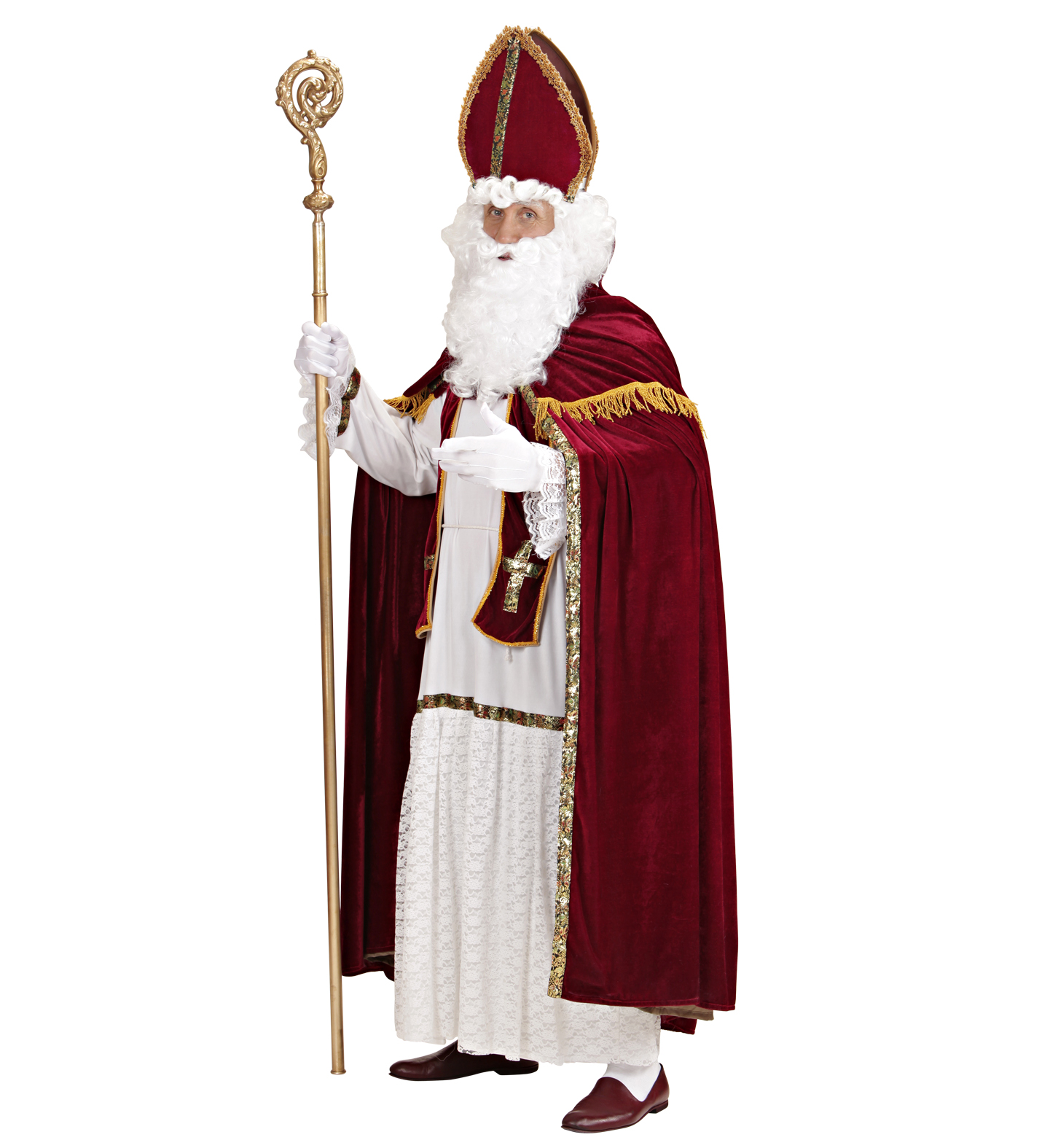 Kostým Mikuláš deluxe XXL/XXXL