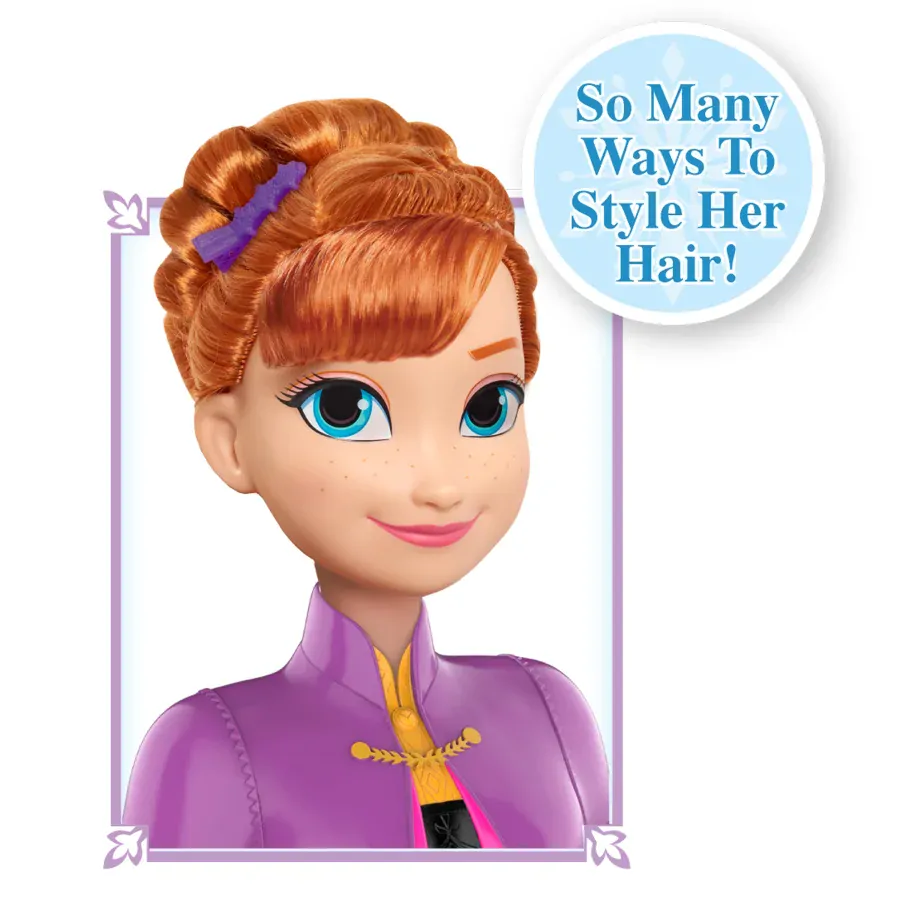 Disney Frozen česací hlava Anna