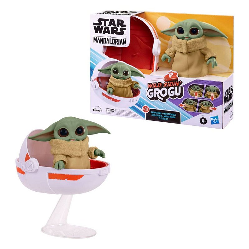 Star Wars Mandalorian - interaktivní figurka Divoký Ridin' Grogu