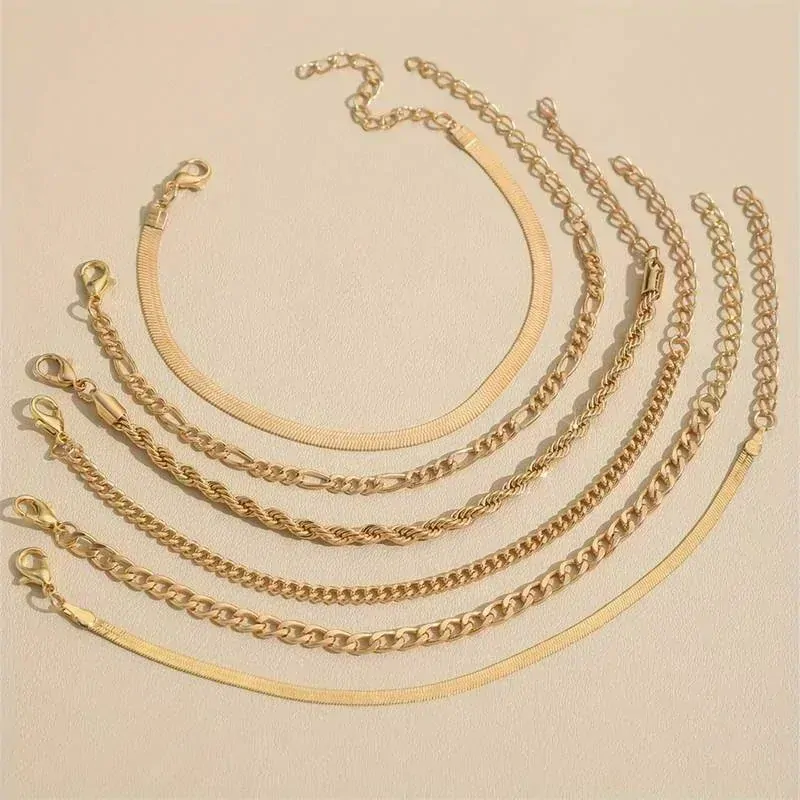 sada řetízkových náramků