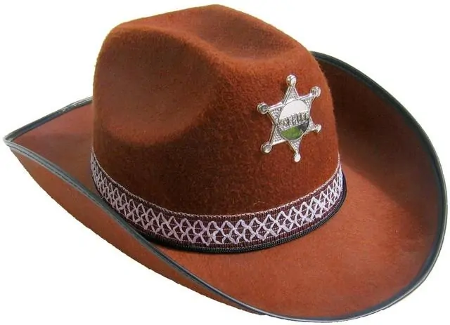 Klobouk Kovbojský, Hnědý Sheriff 