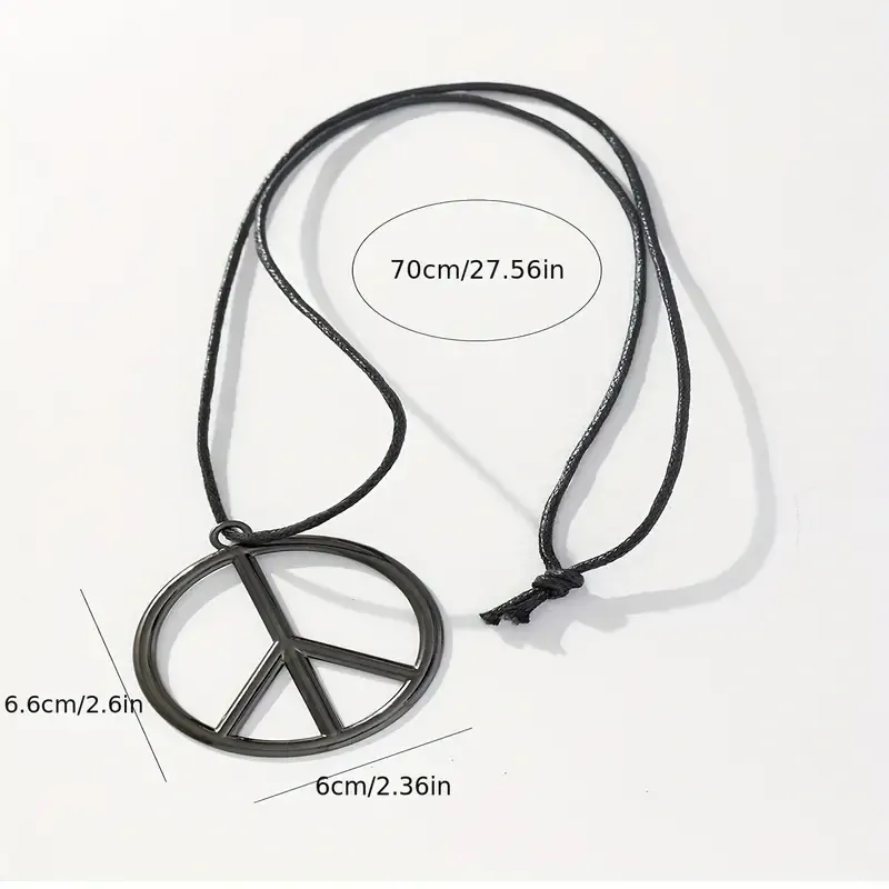 Náhrdelník Symbol Míru hippie znak