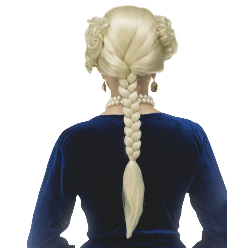 Barokní paruka s copem Josephina blond