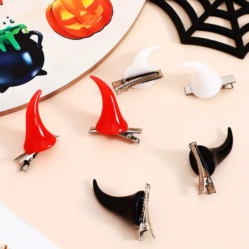 Čertí rohy na sponce černé