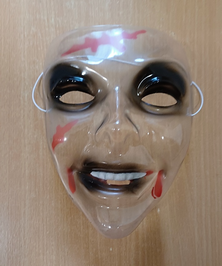 Maska průhledná - Zombie