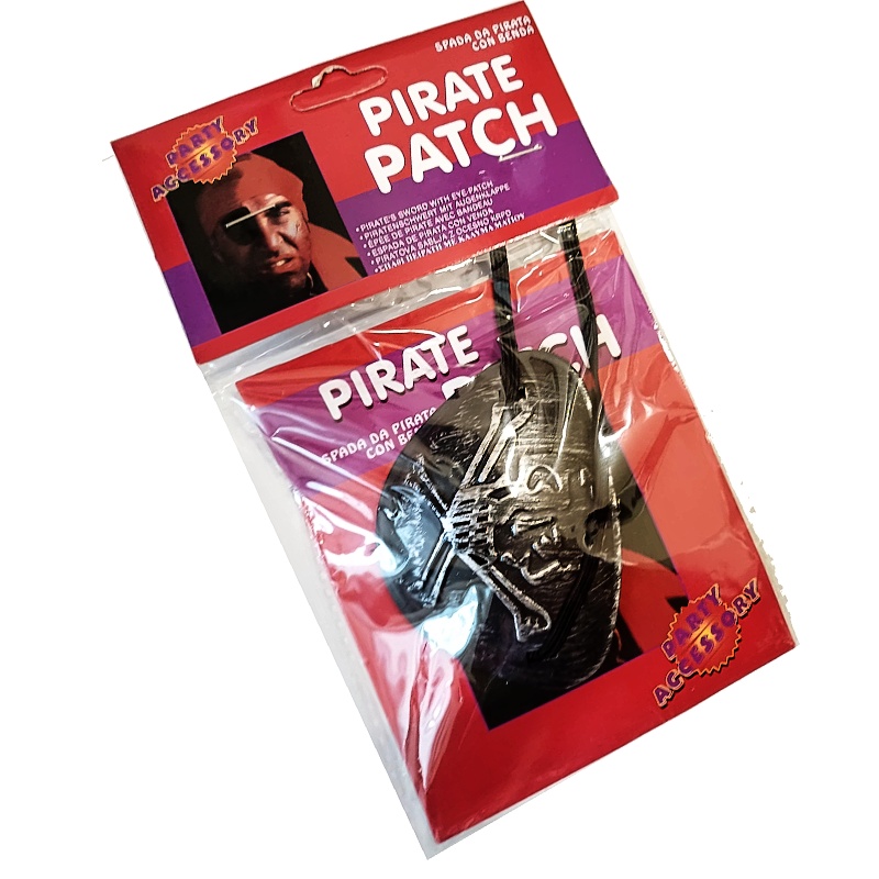 Pirátská záslepka s lebkou