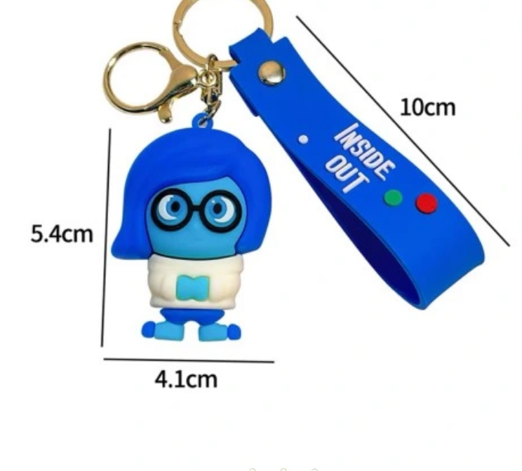 Klíčenka Inside Out - V hlavě -  Smutek