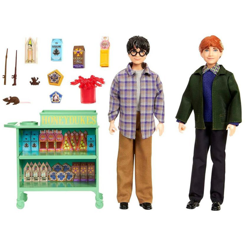 Velký set panenek Harry Potter a Ron ve vlaku do Bradavic