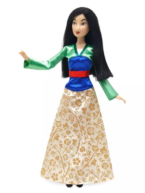 Disney panenka Mulan s hřebenem