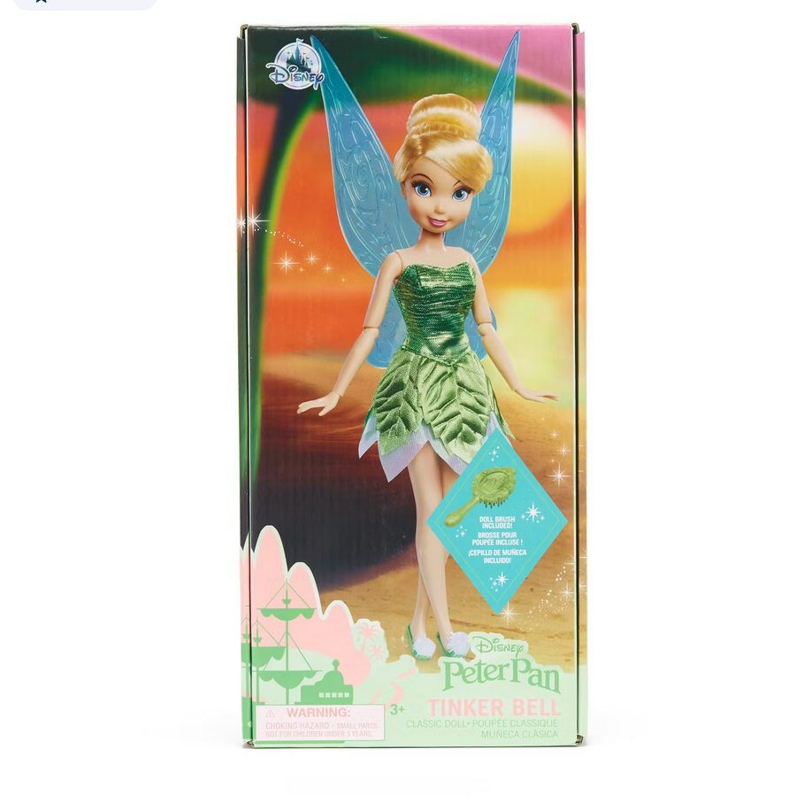 Disney panenka Tinker Bell  s hřebenem 