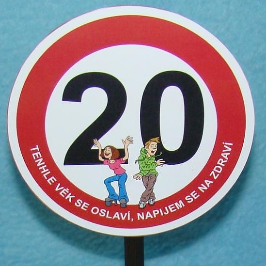 Značka - 20 - Tenhle věk se oslaví