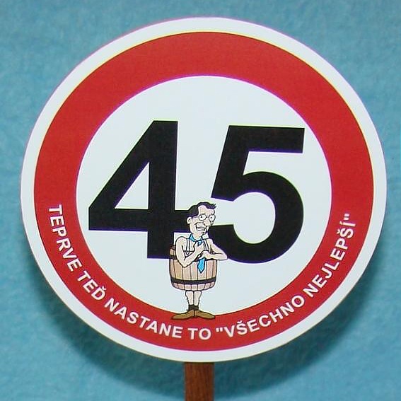 Značka - 45 - Pro muže - Teprve teď nastane