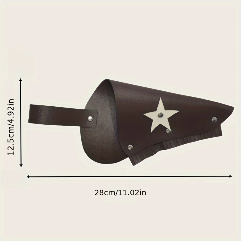 Kovbojské černé pouzdro na kolt 