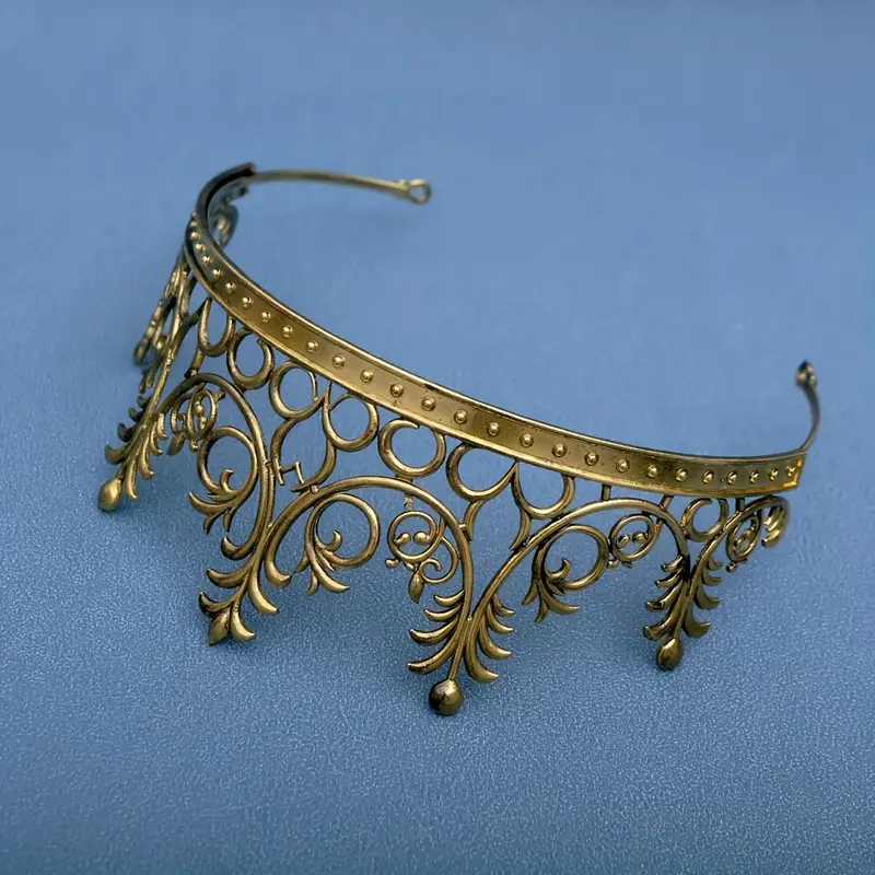 Elegantní Vintage královská koruna - Královská Tiara