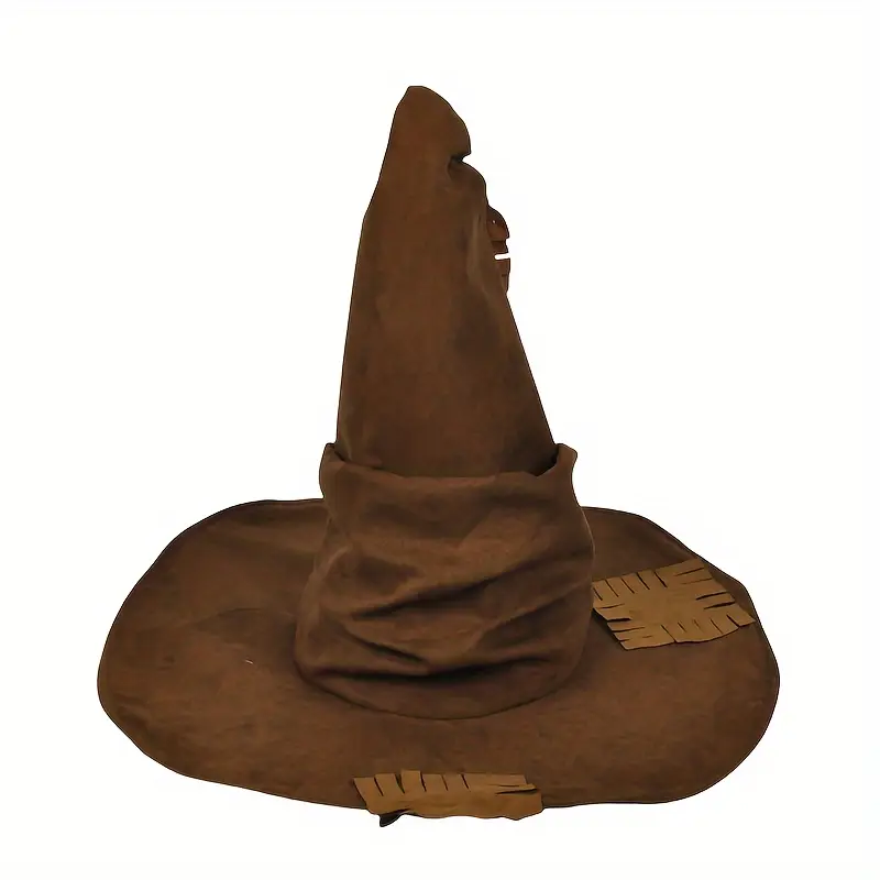 hnědý tvarovatelný čarodějnický klobouk 