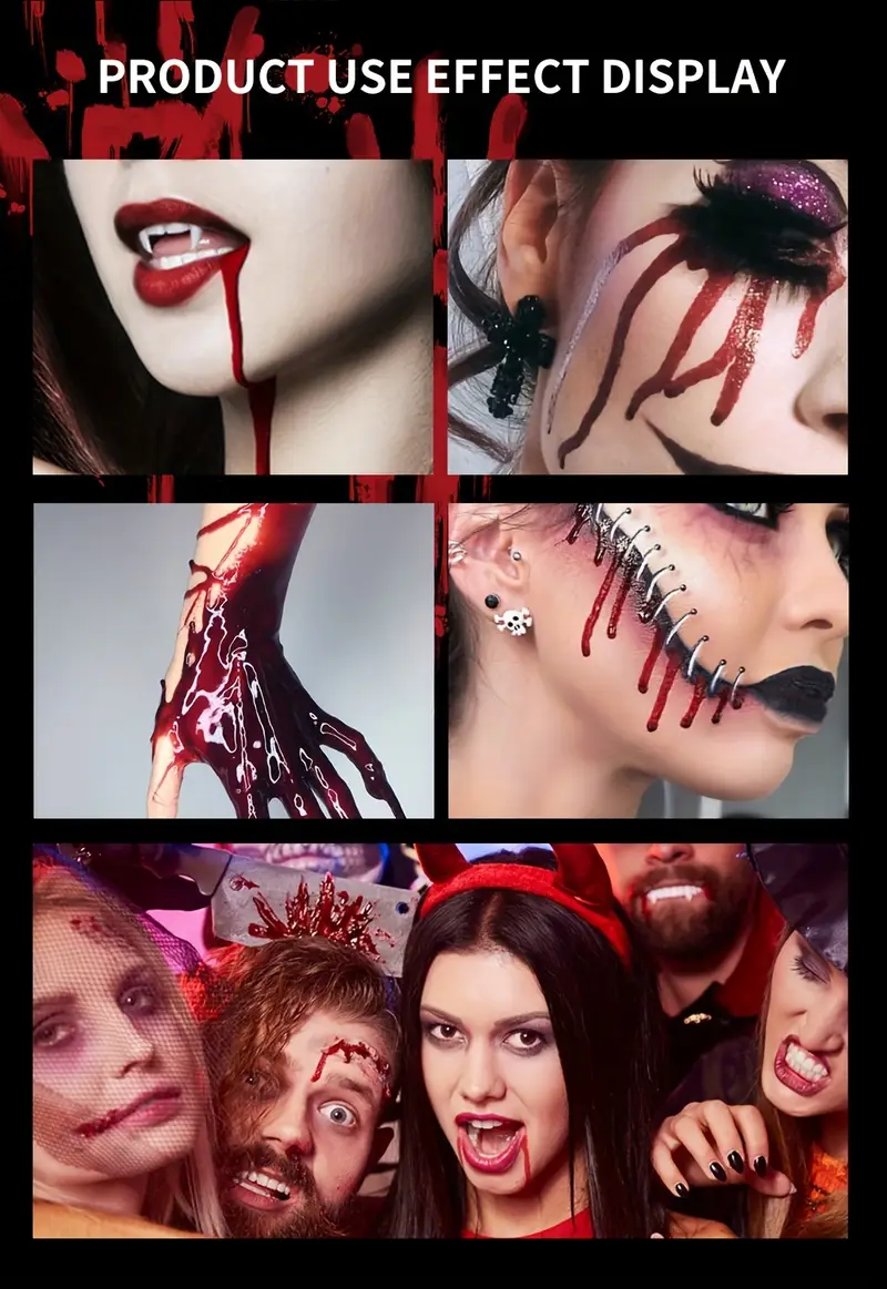 Falešná realistická krev kapající