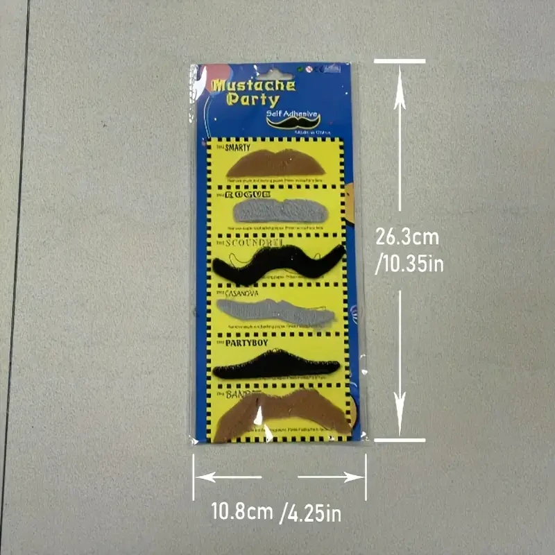 sada falešných knírů 6kusů
