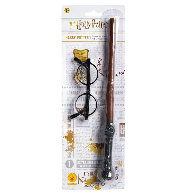 Harry Potter sada - brýle a kouzelná hůlka
