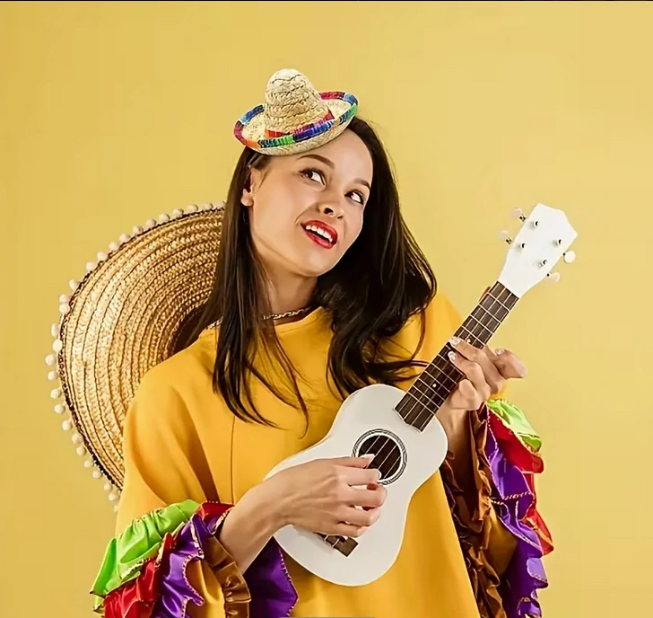 Sombréro - mini klobouček na čelence