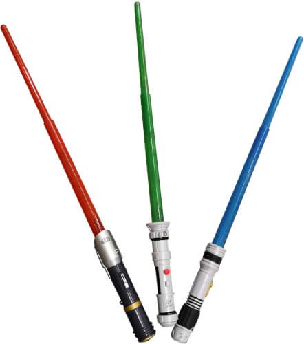 Star wars světelný meč na baterie červený