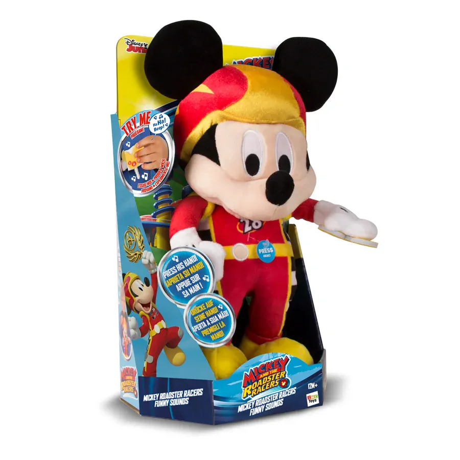 Disney interaktivní plyšák Mickey Závodník 33cm