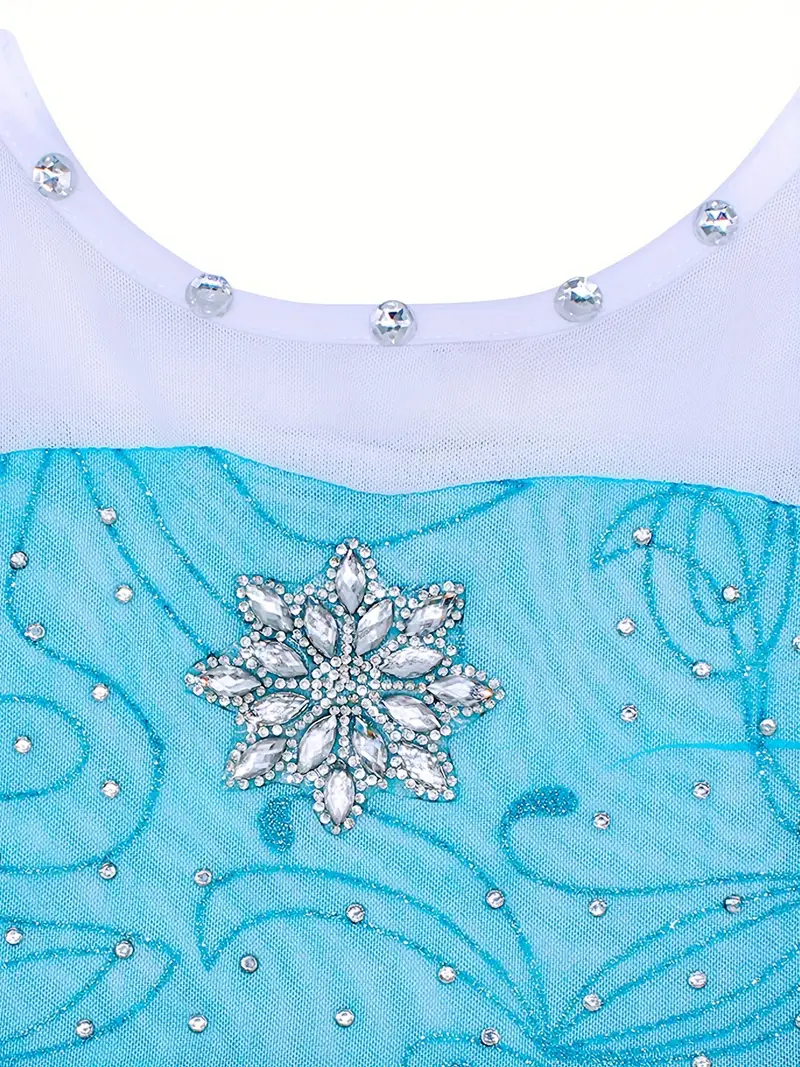 Frozen - kostým Elsa třpytivé šaty s vlečkou