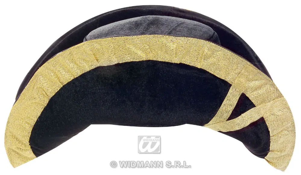 historický klobouk Napoleon - sametový 