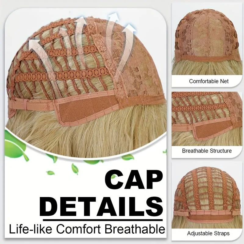 Gabi blond Paruka dámská přirozený vzhled