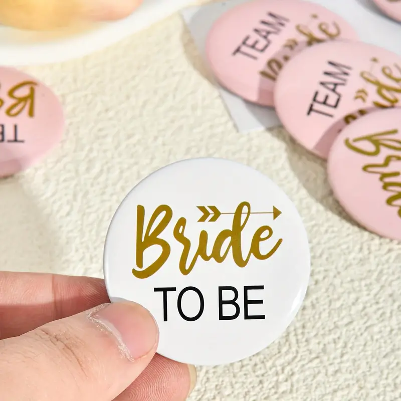 odznaky Bride to Be - tým nevěsty