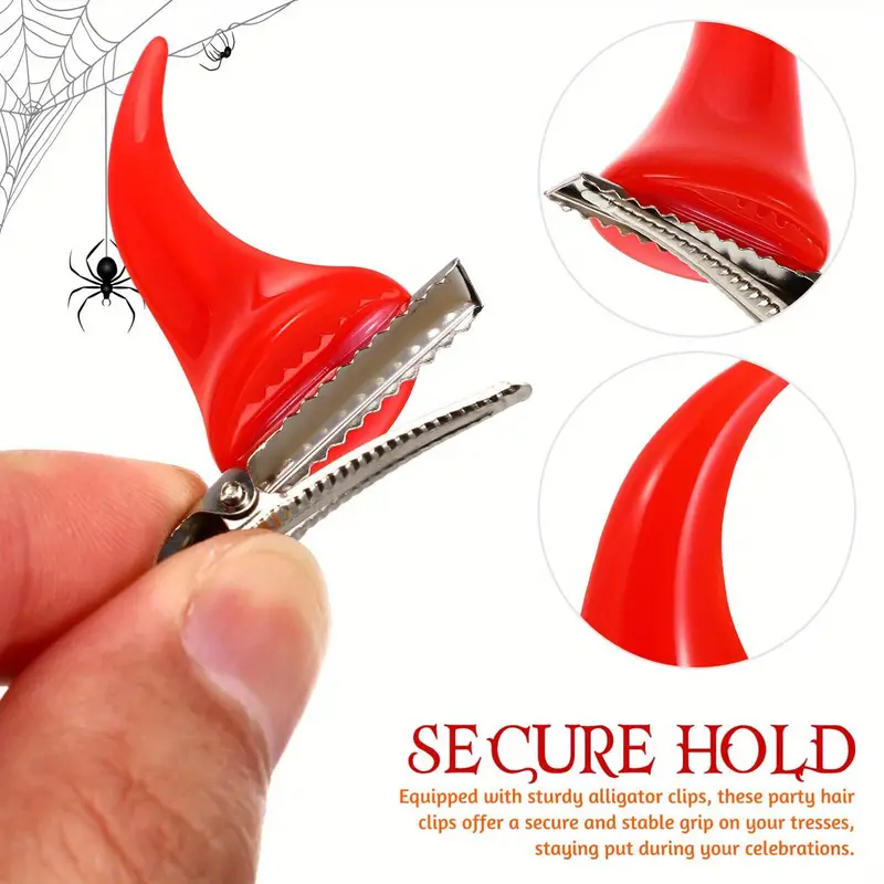 Čertí rohy na sponce černé