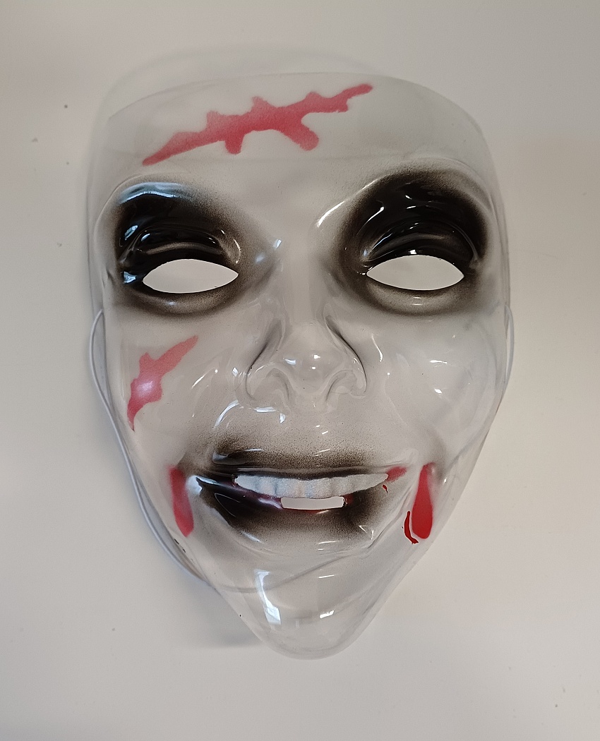 Maska průhledná - Zombie