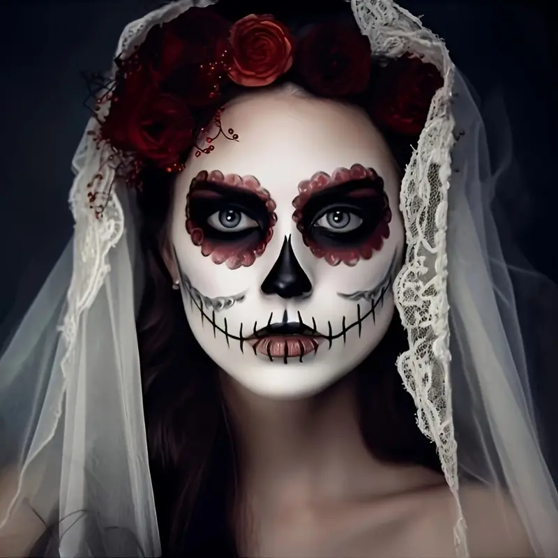 Make-up barva na obličej a tělo černá