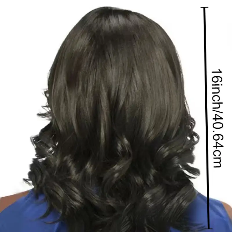 Ella černá vlnitá paruka