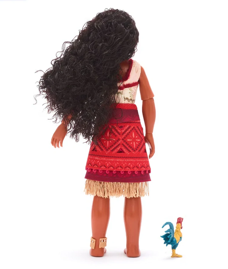 Zpívající panenka Vaiana  s kohoutím přítelem Hei Hei.