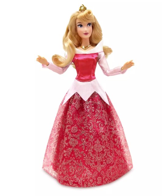 Disney panenka Šípková Růženka s hřebenem