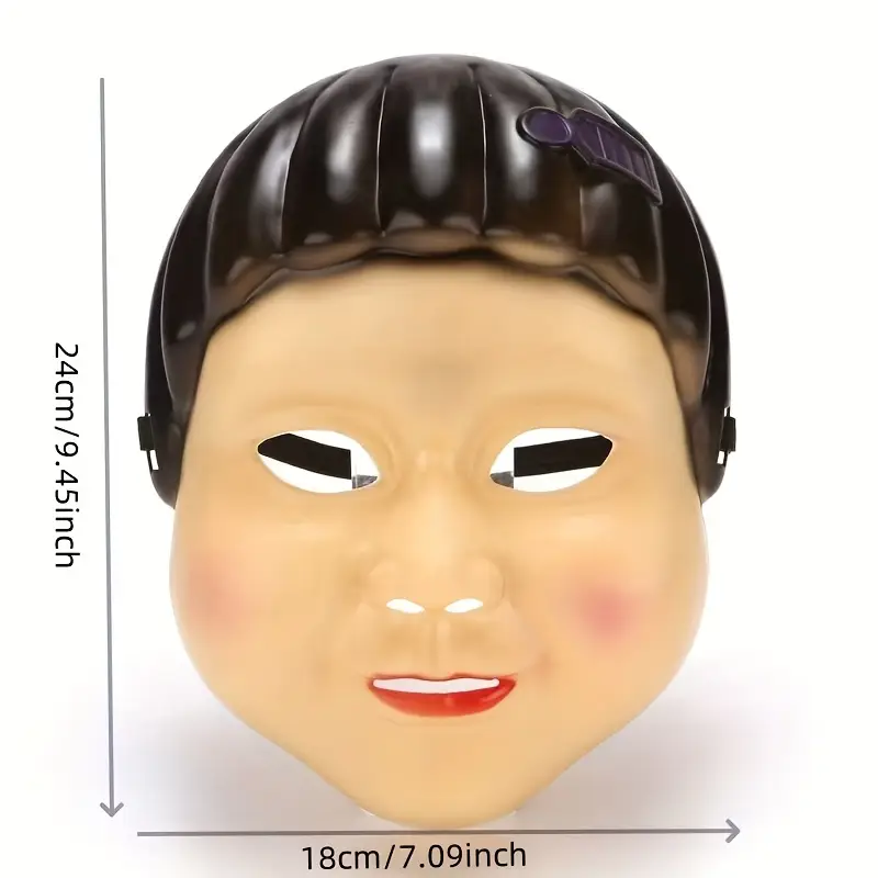 plastová maska Holka