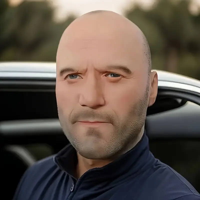 realistická latexová  maska muž Eduard