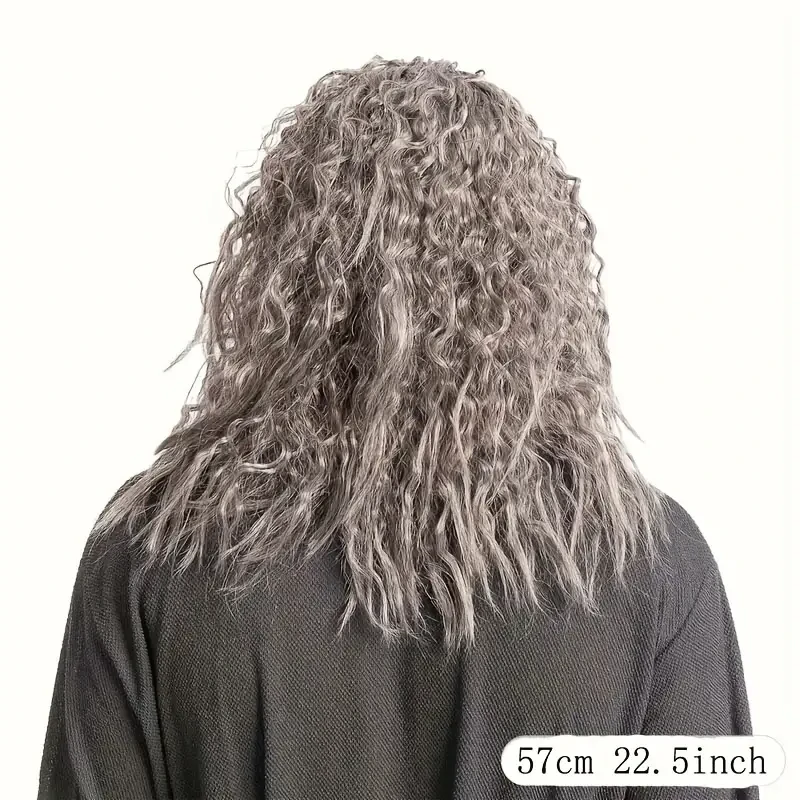 Krakonoš vlasy a vousy šedé