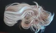 Atraktivní paruka s melírem mix blond