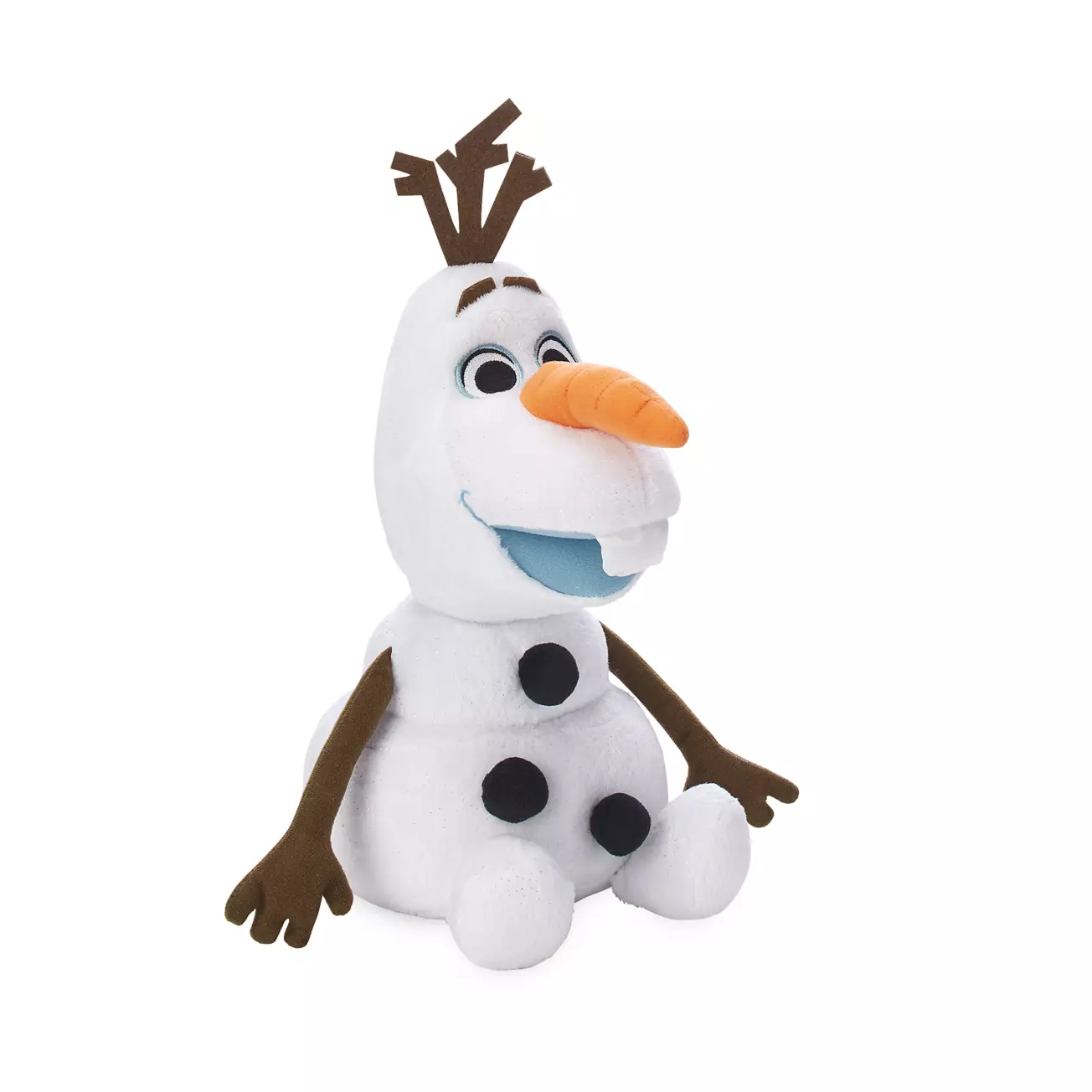 Frozen 2- třpytivý plyšový Olaf velký 38 cm